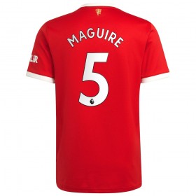 Manchester United Fodboldtrøjer Harry Maguire 5 Hjemmebanesæt 2021/22 Kort ærmer